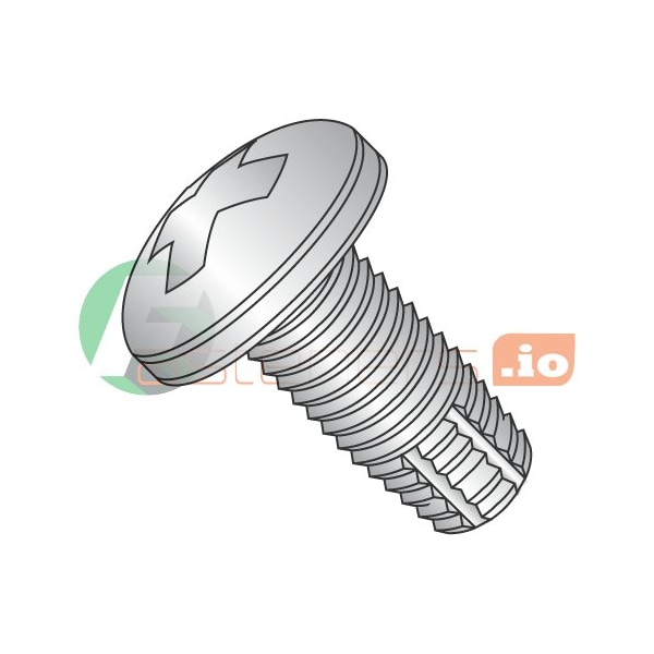 Newport Fasteners Thread Cutting Screw, #4-40 x 5/8 in, Stainless Steel Pan Head Phillips Drive, 5000 PK 288657 - main
